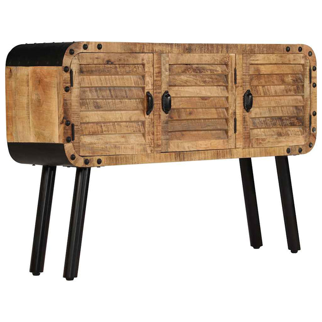 Vidaxl dressoir 120x30x76 cm massief mangohout