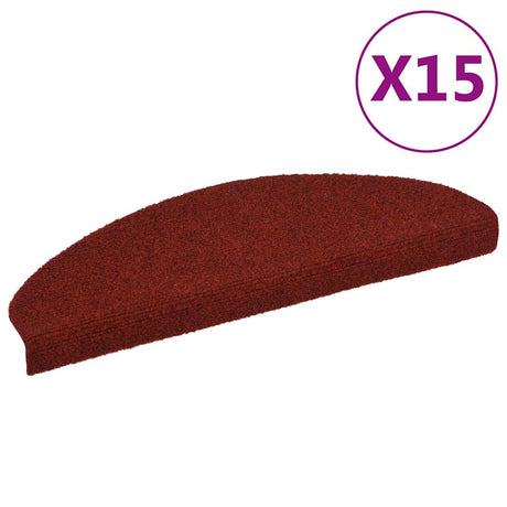 Maty schodów vidaxl samozadowolenia 65x21x4 cm igła Czerwona 15 STS