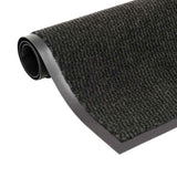 Vidaxl Droogloopmat prostokątny kępek 90x150 cm czarny