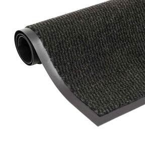 Vidaxl Droogloopmat prostokątny kępek 90x150 cm czarny