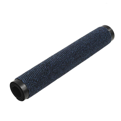 Vidaxl Droogloopmat prostokątny kępek 90x150 cm niebieski