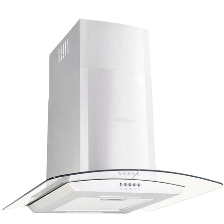 Hood do ekstraktora ściennego Vidaxl 756 m³ U LED 60 cm ze stali nierdzewnej