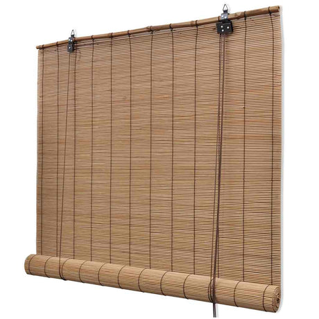 Vidaxl Roller Blind 150x160 cm Bamboo Brown