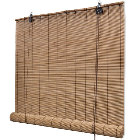 Vidaxl Roller Blind 100x220 cm Bamboo Brown