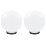 Lampy żarówki LED VIDAXL 2 szt. Runda 25 cm PMMA