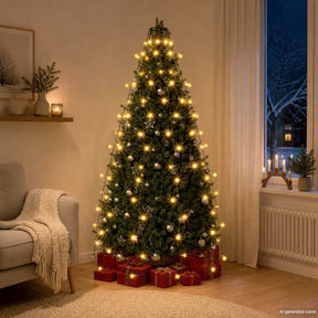 Oświetlenie choinki vidaxl z 150 diodami LED netto 150 cm