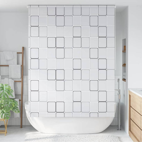 Vidaxl wałka w górce na prysznic 140x240 cm kwadrat