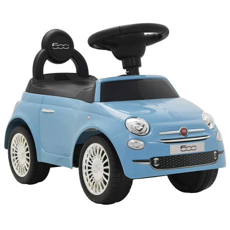 Samochód biegowy VidaXL Fiat 500 niebieski