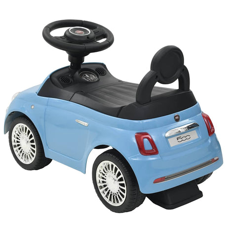 Samochód biegowy VidaXL Fiat 500 niebieski