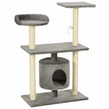 Vidaxl Cat Scraping Post z Sisal Scrating słupki 95 cm szary