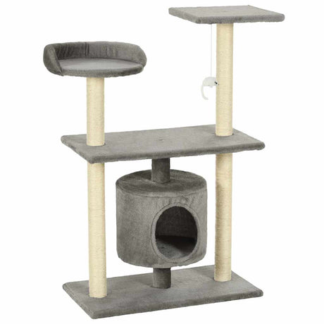 Vidaxl Cat Scraping Post z Sisal Scrating słupki 95 cm szary