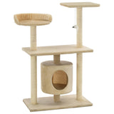 Vidaxl Cat Scrating Post z Sisal Scrating Posts 95 cm Beige
