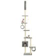Vidaxl Cat Scrating Post z Sisal Scratosing Posts 260 cm Gray