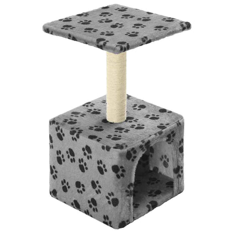 Vidaxl Cat Scrating Post z Sisal Scrating Post 55 cm puprints szary
