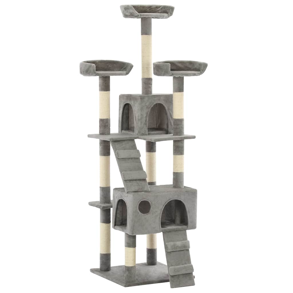 Vidaxl Cat Scraping Post z Sisal Scrating Posts 170 cm szary