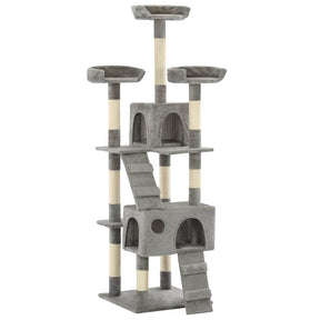 Vidaxl Cat Scraping Post z Sisal Scrating Posts 170 cm szary