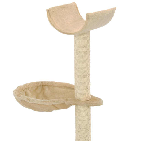 Vidaxl Cat Scrating Post z Sisal Scrating Posts 105 cm Beige