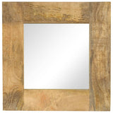 Vidaxl Mirror 50x50 cm solidne drewno mango