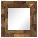 Vidaxl Mirror 50x50 cm Solid Recycled Wood