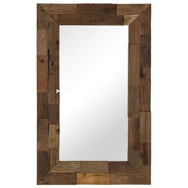 Vidaxl Mirror 50x80 cm Solid Recycled Wood