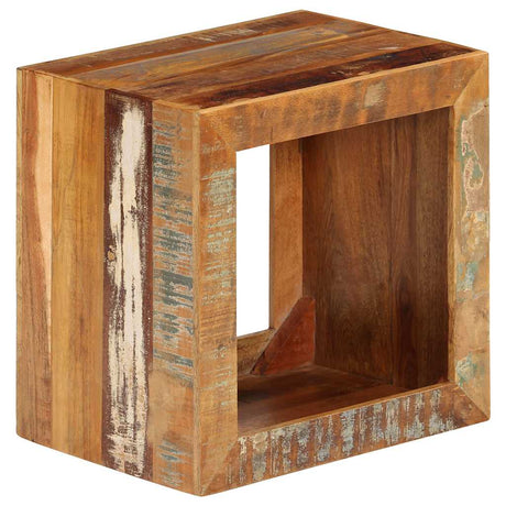 Vidaxl kruk 40x30x40 cm massief gerecycled hout