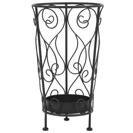 Vidaxl parasol uchwyt vintage styl 26x46 cm metalowy czarny