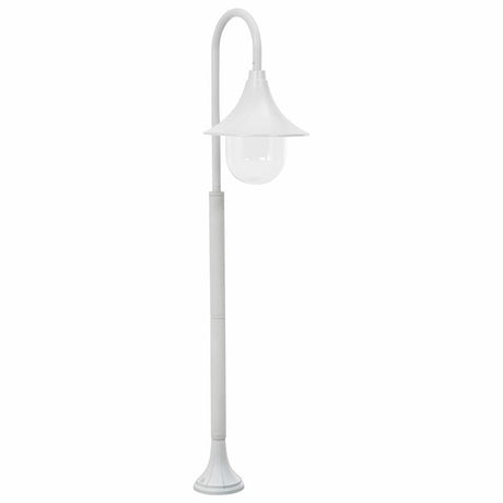 Vidaxl Paal Lighting Garden E27 120 cm aluminiowy biały