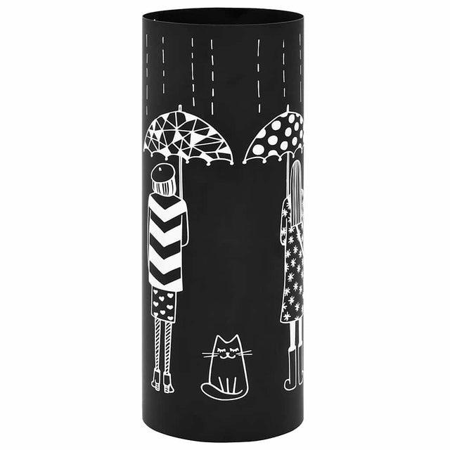 Vidaxl parasol Holder Women Steel Black