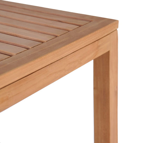 Vidaxl badkamer opbergrek 4-laags 42x42x165 cm massief teakhout