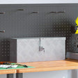 Vidaxl Aluminium Box 48.5x14x20 cm srebrny