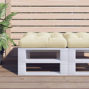 Vidaxl palet poduszka 58x58x10 cm tkaninowy piasek -