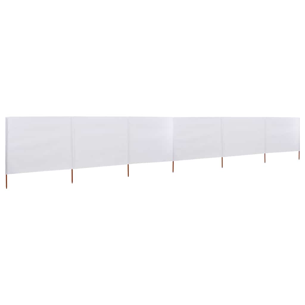 VIDAXL SHERSHIELD 6 PANELE 800X80 CM Tkanina biała