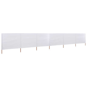 VIDAXL SHERSHIELD 6 PANELE 800X80 CM Tkanina biała