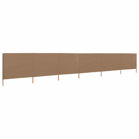 VIDAXL SHERSHIELD 6 PANELE 800X80 CM Tkanina Taupe