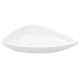 Vidaxl Washbasin Triangular 645x455x115 mm Ceramic White