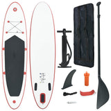 Vidaxl Stand-Up Paddleboard nadmuchiwany czerwony i biały