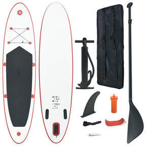 Vidaxl Stand-Up Paddleboard nadmuchiwany czerwony i biały