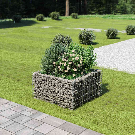 Vidaxl Gabion Sadzarka podniosła stal ocynkowana 90x90x50 cm