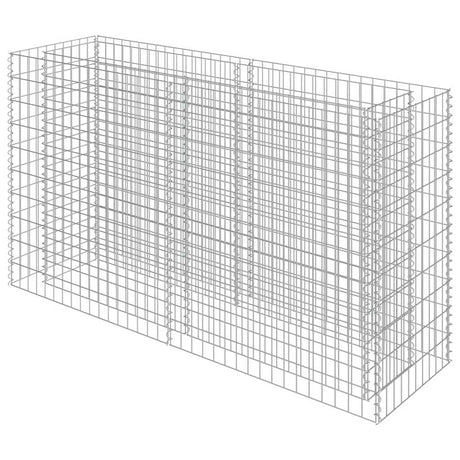 Sadzarka Vidaxl Gabion podniosła stal ocynkowana 180x50x100 cm