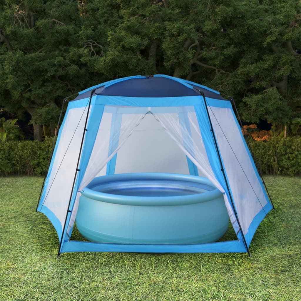 Namiot basenowy vidaxl 660x580x250 cm Niebieski