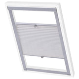 Vidaxl Roller Blind Plisted White CK04