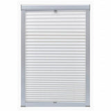 Vidaxl Roller Blind Plisted White CK04