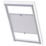 Vidaxl Roller Blind Plisted White SK06