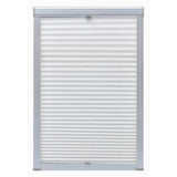 Vidaxl Roller Blind Plisted White SK08