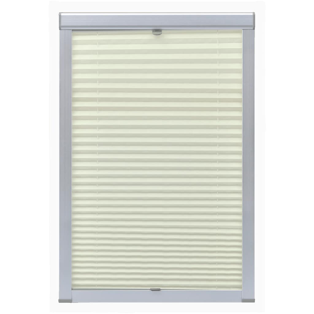 Vidaxl Roller Blind Plisted Cream CK04