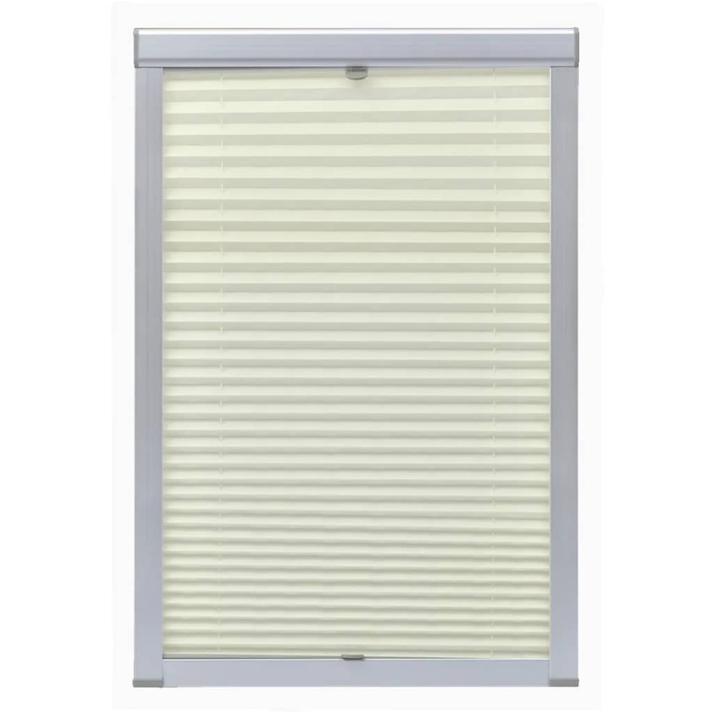 Vidaxl Roller Blind Plisted Cream MK08
