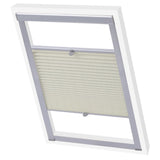 Vidaxl Roller Blind Plisted Cream SK06