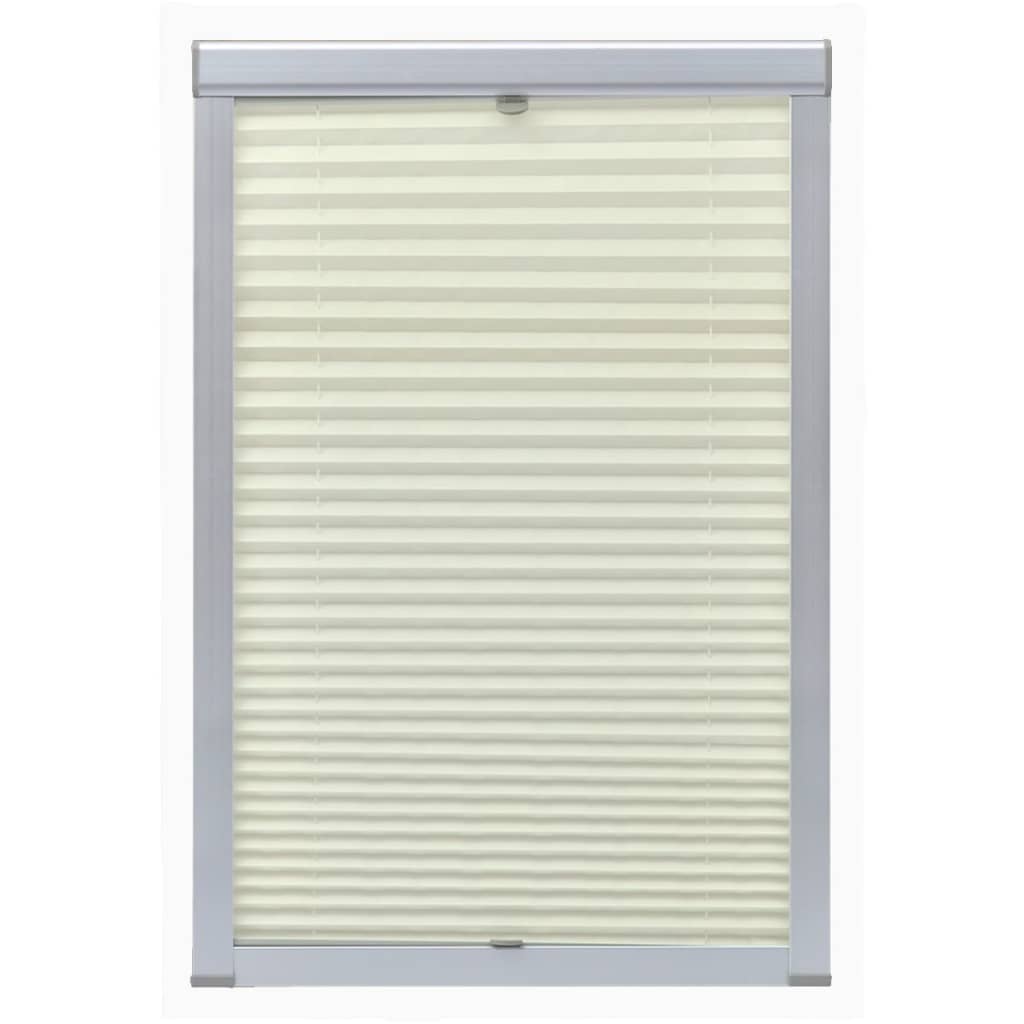 Vidaxl Roller Blind Plisted Cream SK06