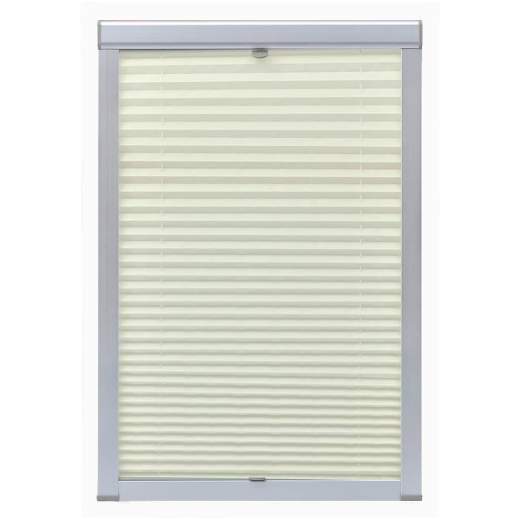 Vidaxl Roller Blind Plisted Cream SK08