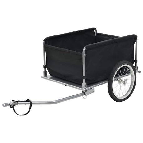 Przyczepka rowerowa Vidaxl 65 kg czarno-żółta